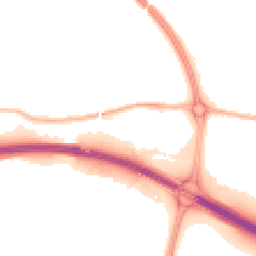 Night-time road noise heatmap for SK8 6RX