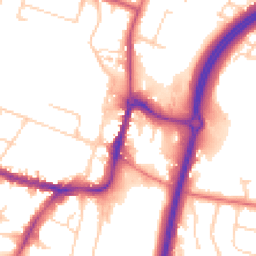 Daytime road noise heatmap for SK9 1BG