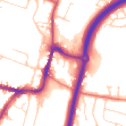 Daytime road noise heatmap for SK9 1BP