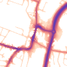 Daytime road noise heatmap for SK9 1BQ