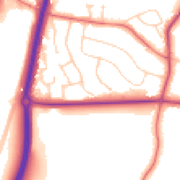Daytime road noise heatmap for SK9 1DF