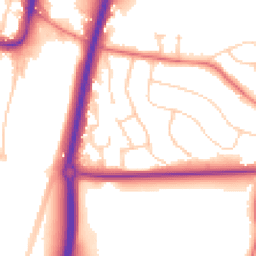 Daytime road noise heatmap for SK9 1DQ