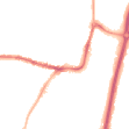 Night-time road noise heatmap for SK9 1DT