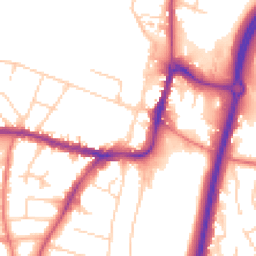 Daytime road noise heatmap for SK9 1DU
