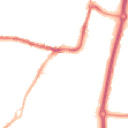 Night-time road noise heatmap for SK9 1LP