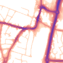 Daytime road noise heatmap for SK9 1NA