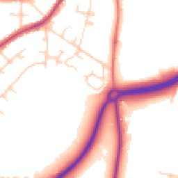 Daytime road noise heatmap for SK9 1QD