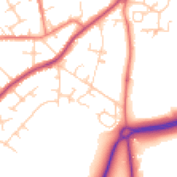 Daytime road noise heatmap for SK9 1QP