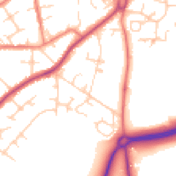 Daytime road noise heatmap for SK9 1RG