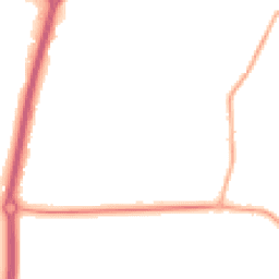 Night-time road noise heatmap for SK9 2AD