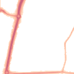 Night-time road noise heatmap for SK9 2AP