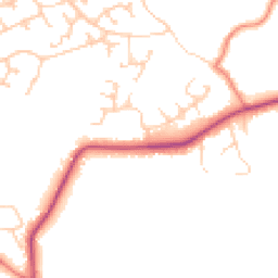 Daytime road noise heatmap for SK9 2BJ