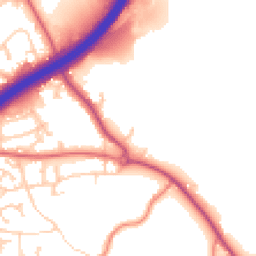 Daytime road noise heatmap for SK9 2BZ