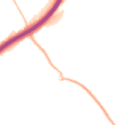 Night-time road noise heatmap for SK9 2BZ