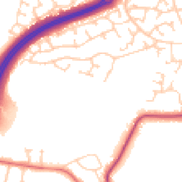 Daytime road noise heatmap for SK9 2DN