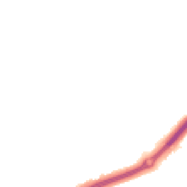 Night-time road noise heatmap for SK9 2EL