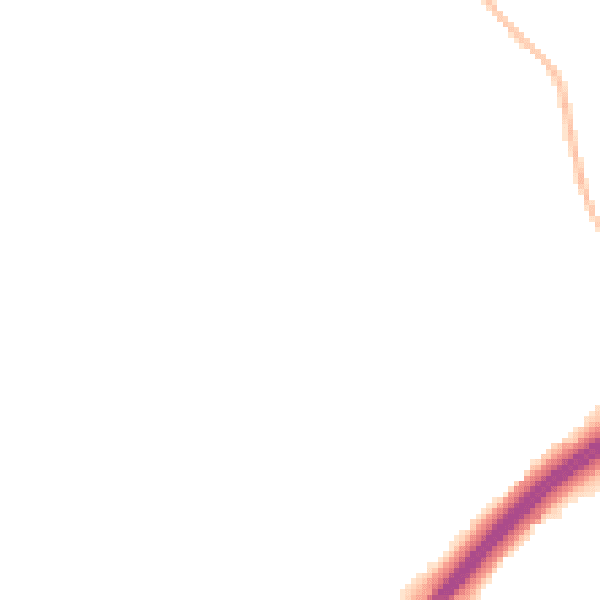 Night-time road noise heatmap for SK9 2HG