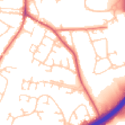Daytime road noise heatmap for SK9 3BN