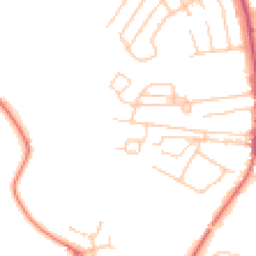 Daytime road noise heatmap for SK9 3DZ
