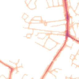 Daytime road noise heatmap for SK9 3EQ