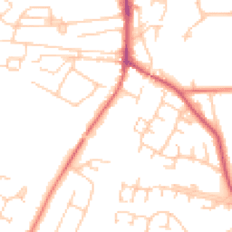 Daytime road noise heatmap for SK9 3FB