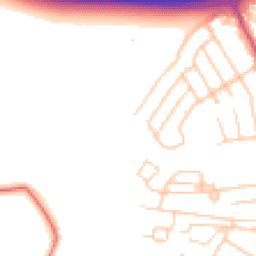 Daytime road noise heatmap for SK9 3GH