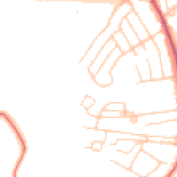 Daytime road noise heatmap for SK9 3GN