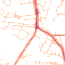Daytime road noise heatmap for SK9 3JF