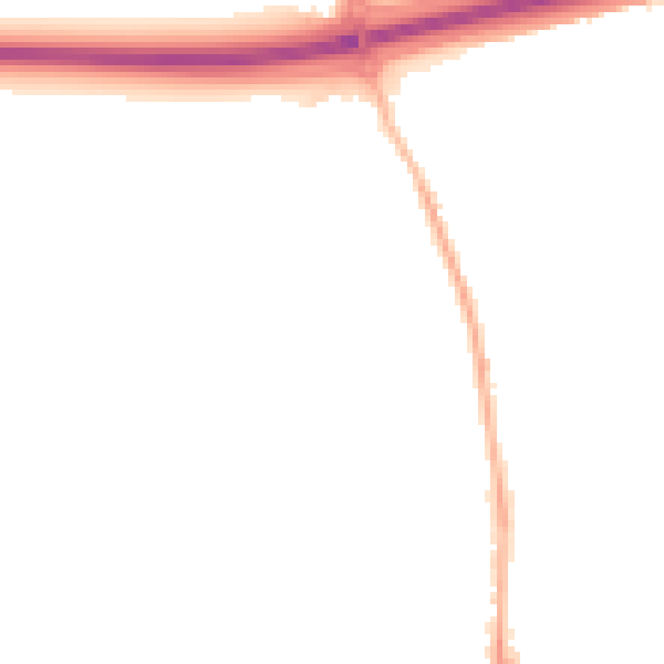 Night-time road noise heatmap for SK9 3JR