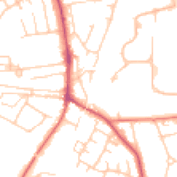 Daytime road noise heatmap for SK9 3LU
