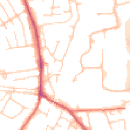 Daytime road noise heatmap for SK9 3QE