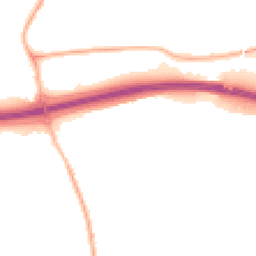 Night-time road noise heatmap for SK9 3SU