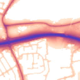Daytime road noise heatmap for SK9 3SW