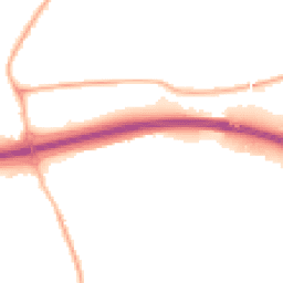 Night-time road noise heatmap for SK9 3SW