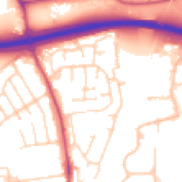 Daytime road noise heatmap for SK9 3TG