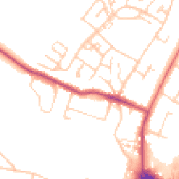 Daytime road noise heatmap for SK9 4AG