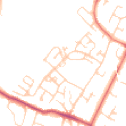Daytime road noise heatmap for SK9 4BS