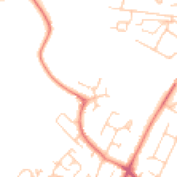 Daytime road noise heatmap for SK9 4GB