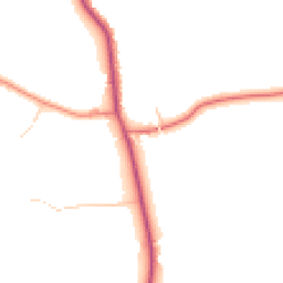 Daytime road noise heatmap for SK9 4HA