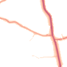 Daytime road noise heatmap for SK9 4JE