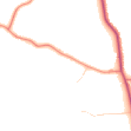 Daytime road noise heatmap for SK9 4JQ