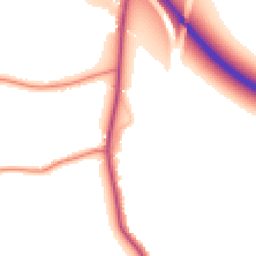 Daytime road noise heatmap for SK9 4LD