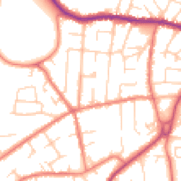 Daytime road noise heatmap for SK9 5JJ