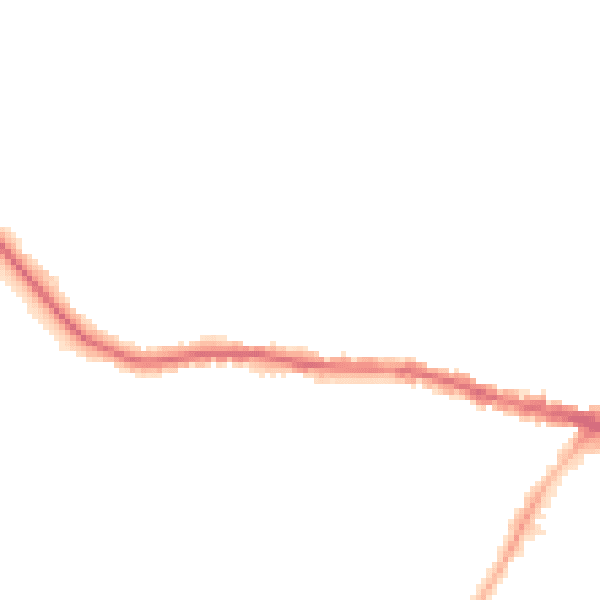 Night-time road noise heatmap for SK9 5NE