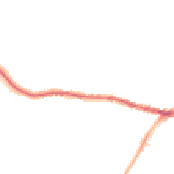 Night-time road noise heatmap for SK9 5NF