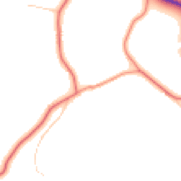 Daytime road noise heatmap for SK9 5NT