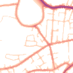 Daytime road noise heatmap for SK9 6AY