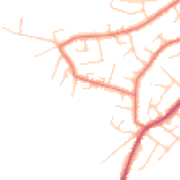 Daytime road noise heatmap for SK9 6ED