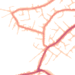 Daytime road noise heatmap for SK9 6EQ
