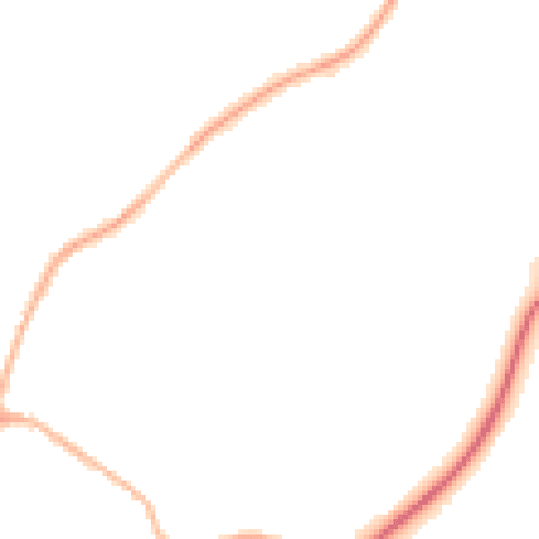 Night-time road noise heatmap for SK9 6HB